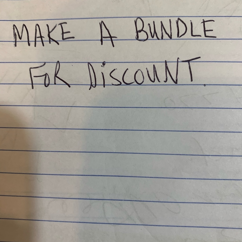 Bundle for discount
